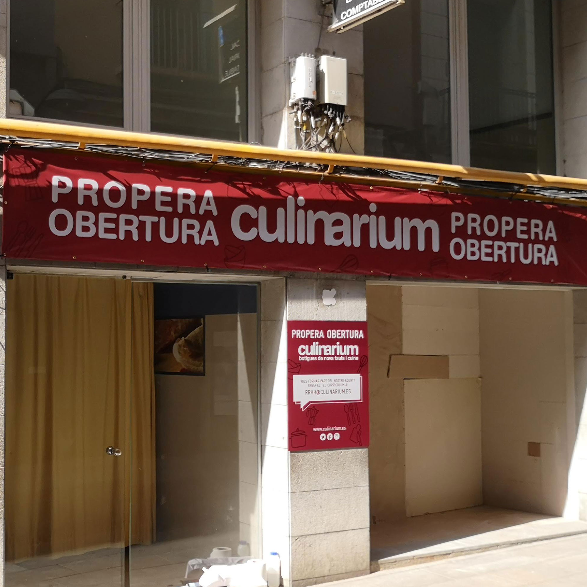 Pancartes i lones a Girona - culinarium