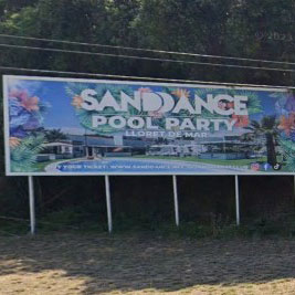 Vallas publicitaria Sand Dance